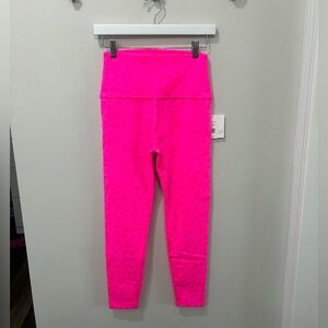 NWT Beyond Yoga Electric Pink Leopard Print Leggings